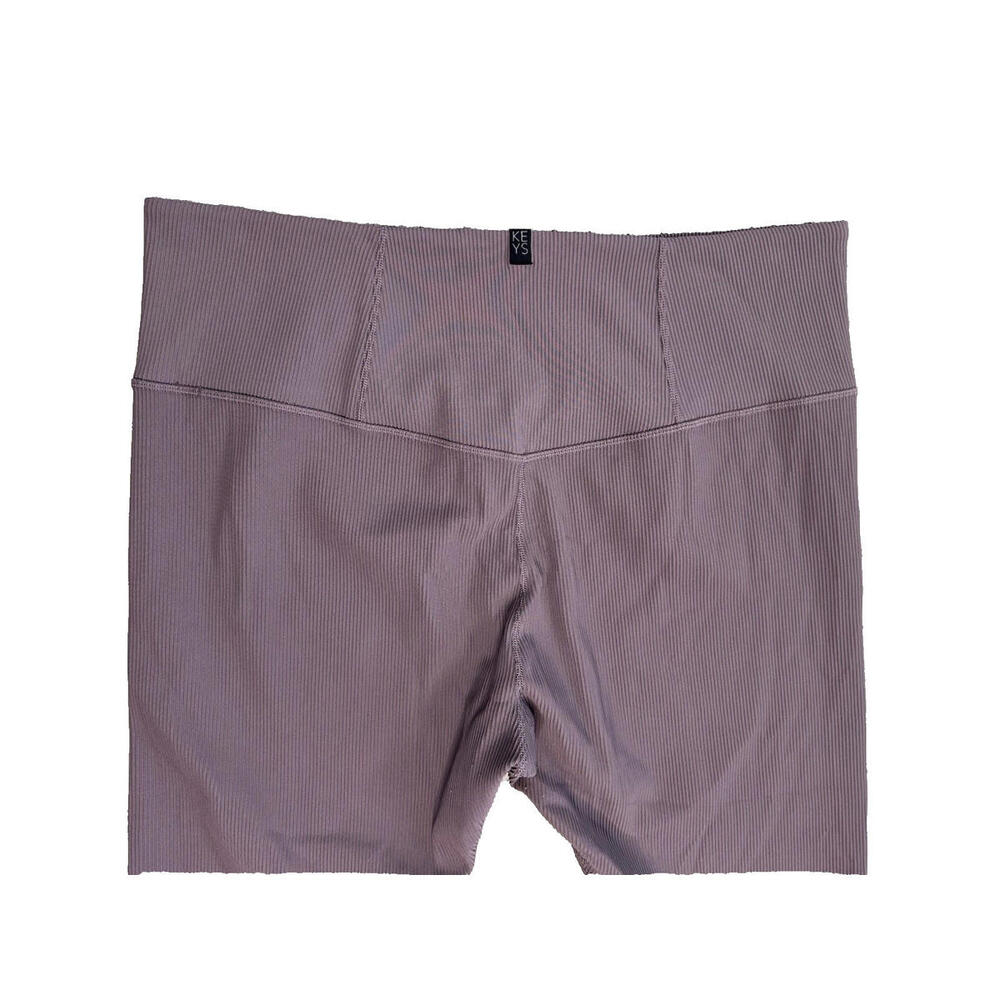 Athleta x Alicia Keys 3X Ribbed Elation Tight Leggings Purple Mauve Gym Stretch - Picture 5 of 9